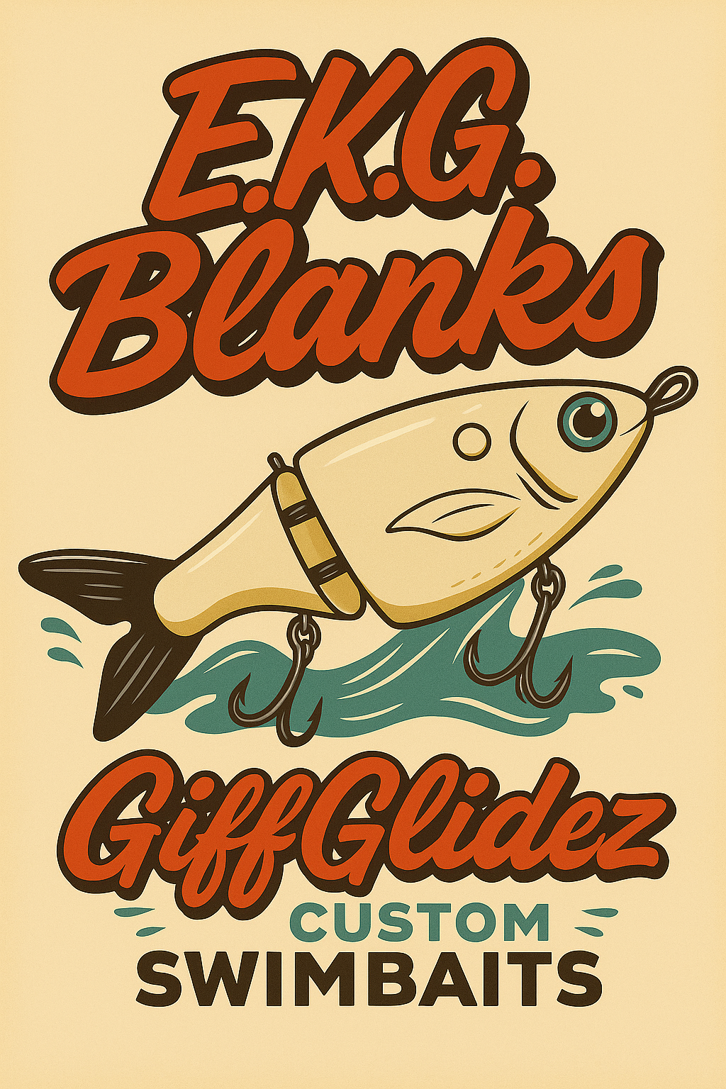 EKG Glidebait - Blank